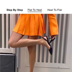 Vice Versa Everyday Heels black Heels that Fold to Flats, got these at the